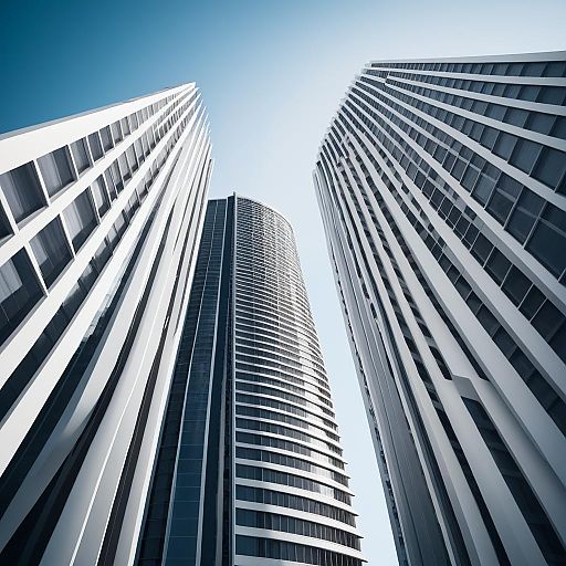 Striking European Skyscraper in Fine Art Striking European Skyscraper in Fine Art