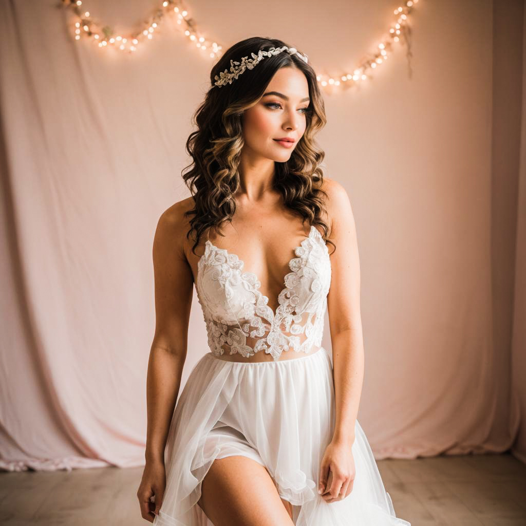 Whimsical Bridal Photo Shoot in Pastels