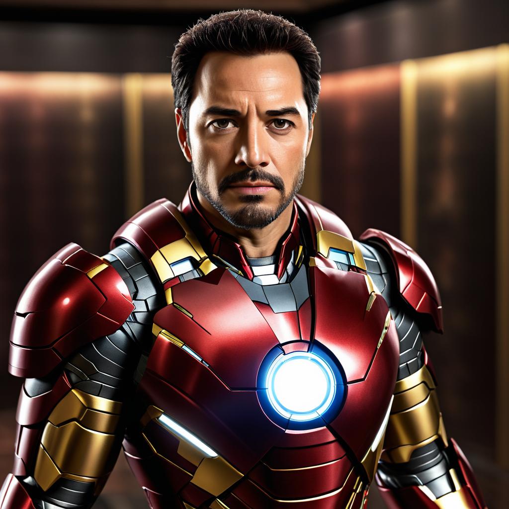 Photorealistic Iron Man on iPhone