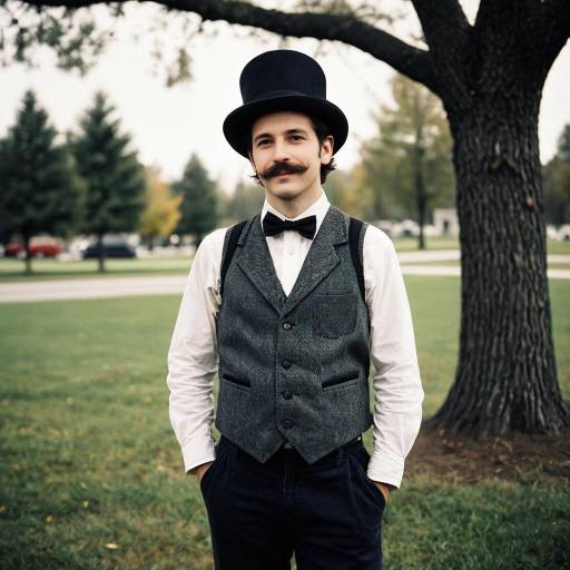 Whimsical Outdoor Costume Scene