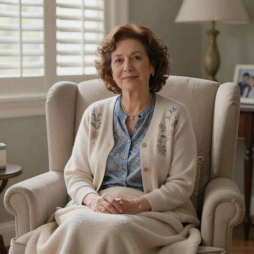 Cozy Indoor Portrait of a Woman