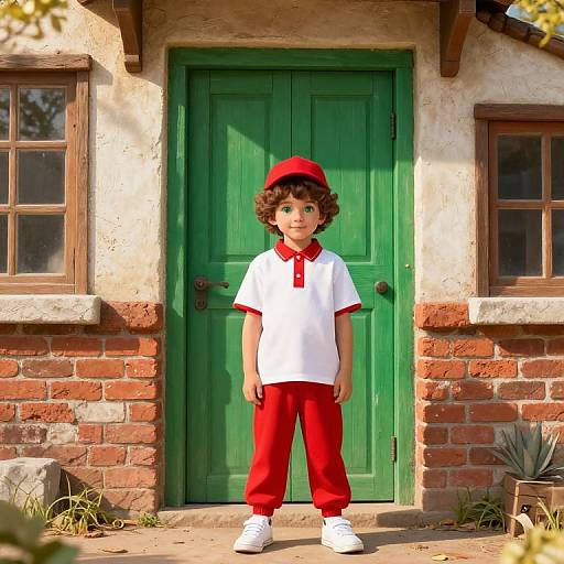 Confident Boy by Vintage Building