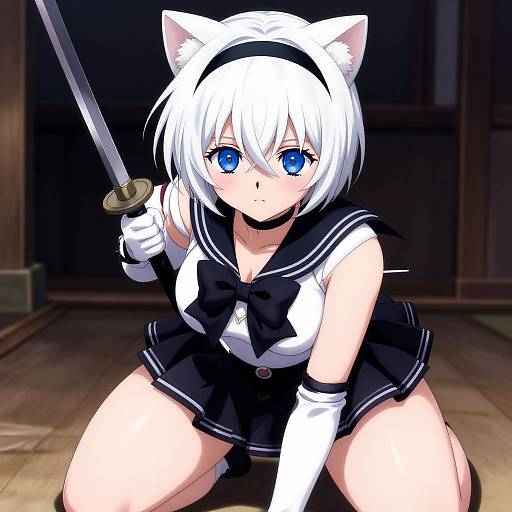 Konpaku Youmu Vibrant Photorealistic Portrait