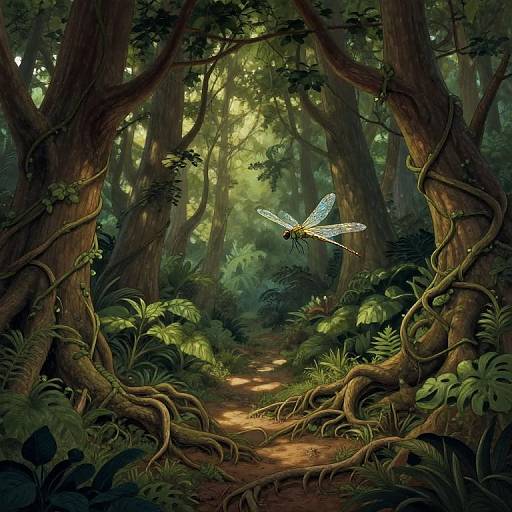 Ethereal Dragonfly's Enchanted Forest
