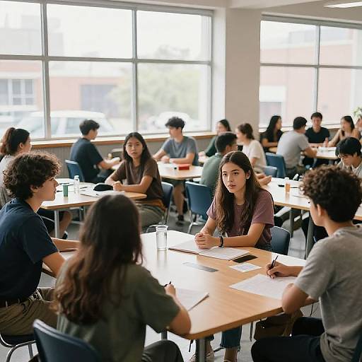 Diverse Urban Classroom Discussion