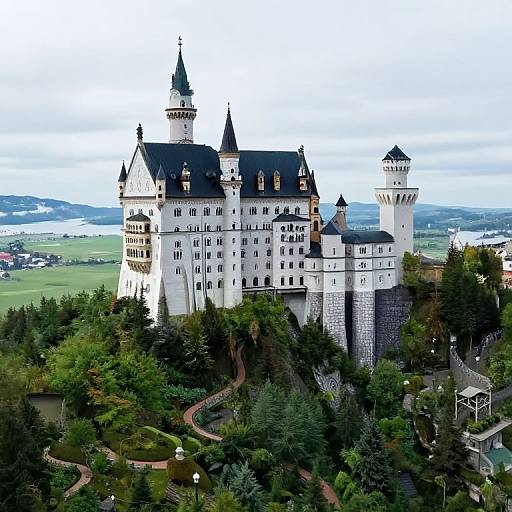 Majestic Floating Island Castle