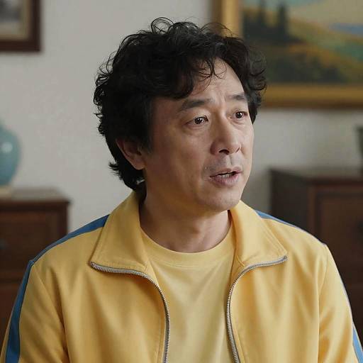 Portrait of a Man in Yellow Jacket