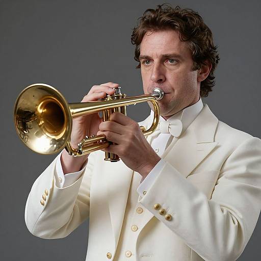 Photo-Realistic Victorian Trumpet Portrait
