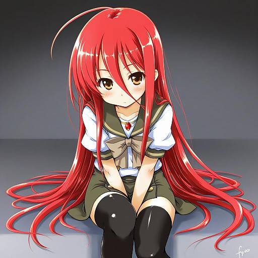 Illustration of Alastor (shakugan no shana), shakugan no shana in the style of Fyuo