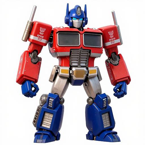 Youthful Optimus Prime in Dofus Style