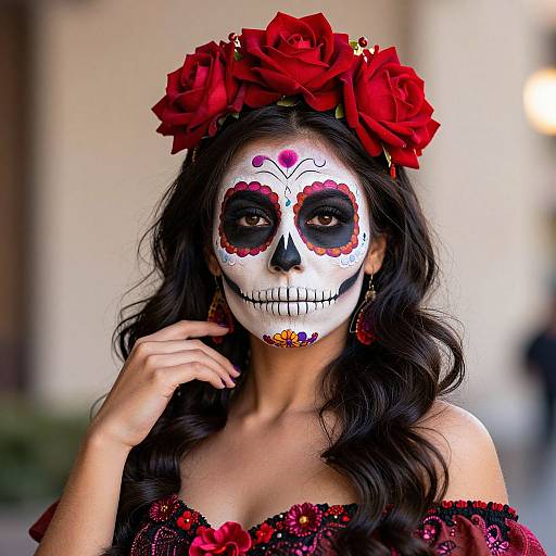 Day of the Dead Woman Portrait