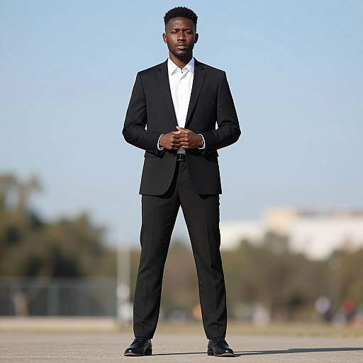 Black Male Celebrity in Formal Attire