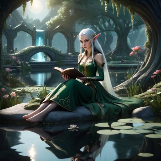 Seraphina: Elven Elegance by the Pond Seraphina: Elven Elegance by the Pond