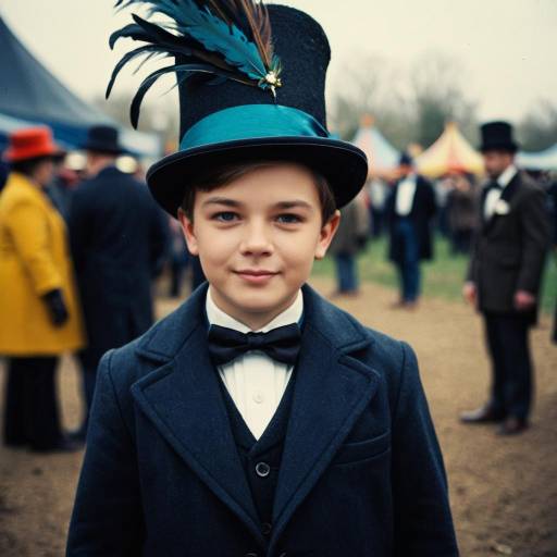Stylish Male Carnival Attire Portrait