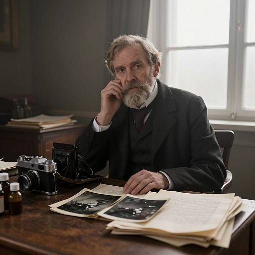 19th Century Elderly Man Portrait