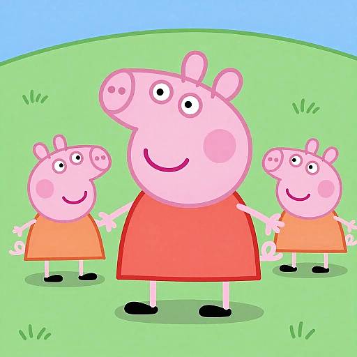 Andrew Tate as Peppa Pig Character