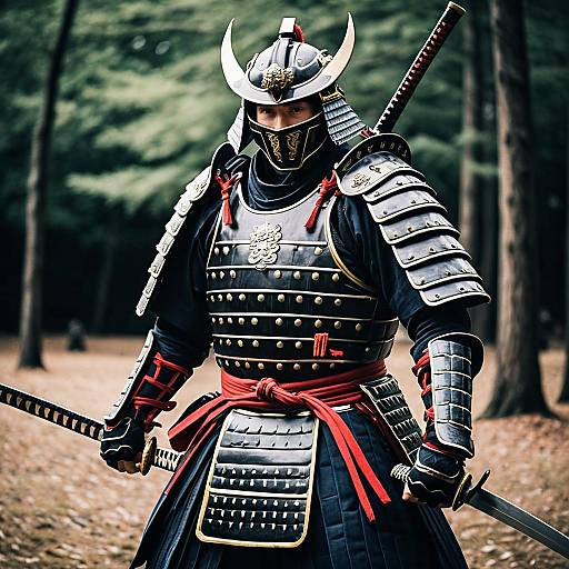 Cinematic Samurai Armor Cosplay Portrait