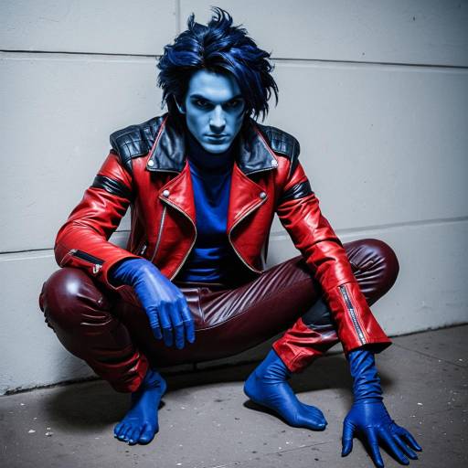 Bold Nightcrawler Cosplay Costume Design