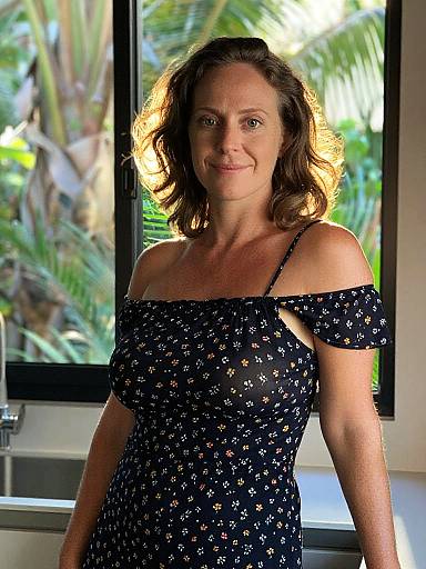 Casual Summer Portrait with Floral Sundress