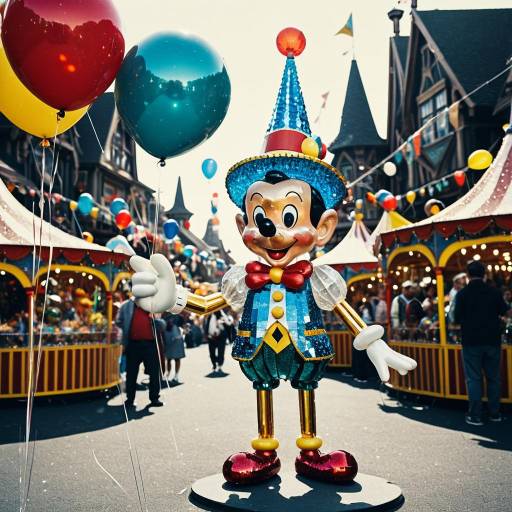 Whimsical Crystal Pinocchio at Carnival