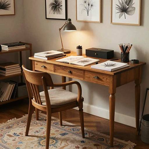 Cozy Vintage Art Studio Ambiance