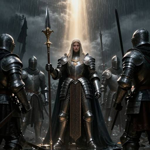 Joan of Arc in Heavy Armor