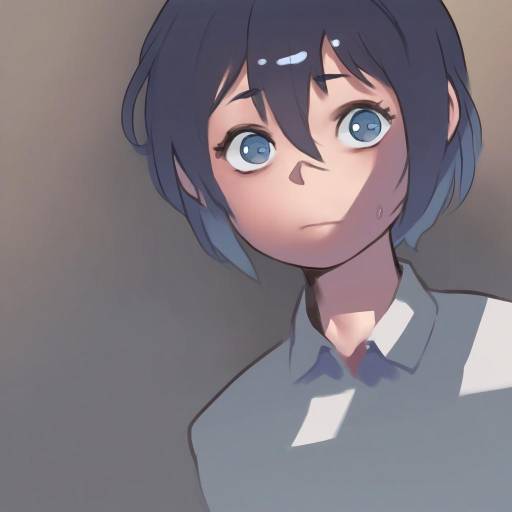 Illustration of Adachi sakura, adachi to shimamura in the style of Norasuko