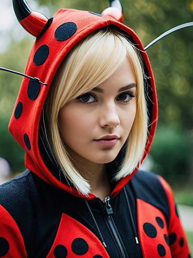 Realistic Miraculous Ladybug Costume Girl