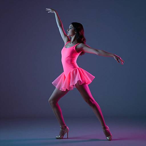 Neon Pink Dance Costume