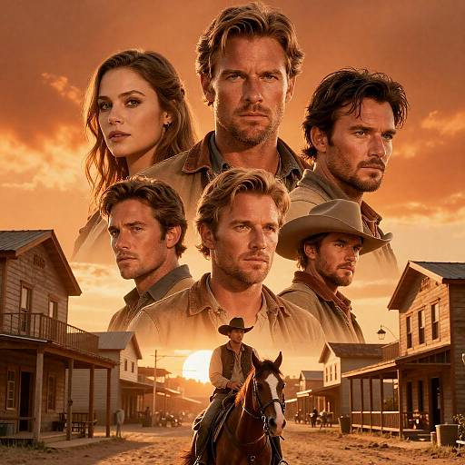 Western Movie Poster Collage Photography