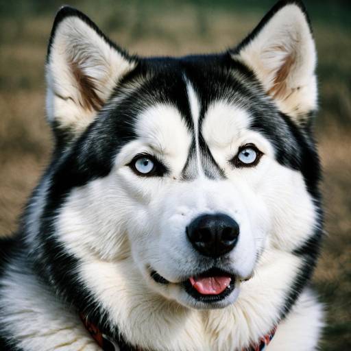 Close-up of Siberian Husky