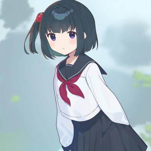 Illustration of Amemori sayo, nijisanji in the style of Mitsuyo (mituyo324)