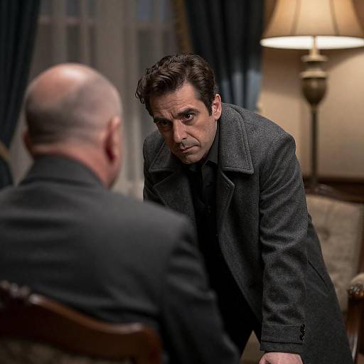 Intense Conversation in a Dim Room