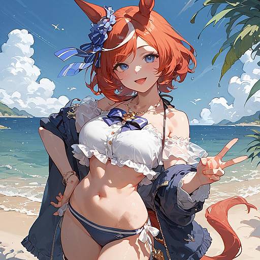 Summer Vibes with Mejiro McQueen