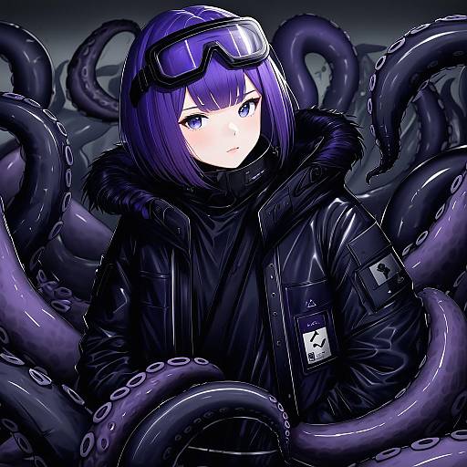 Illustration of Andreana (arknights), arknights in the style of Ume (noraneko)