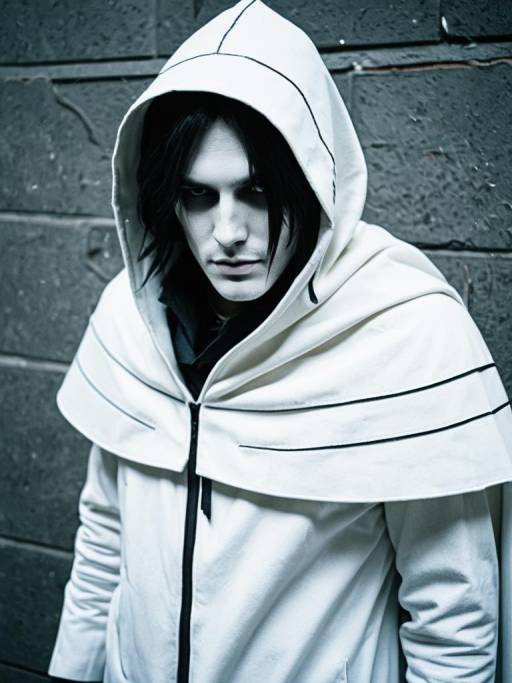 Realistic Man in Albedo Cosplay Costume