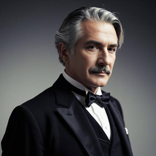 Dignified Older Man in Formal Butler Attire