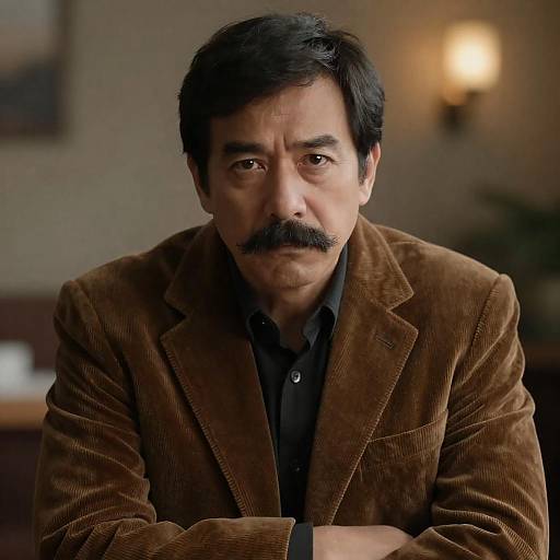 Serious Middle-Aged Man Portrait