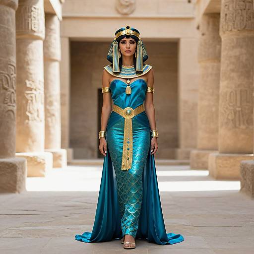 Mermaid Costume in Ancient Egypt