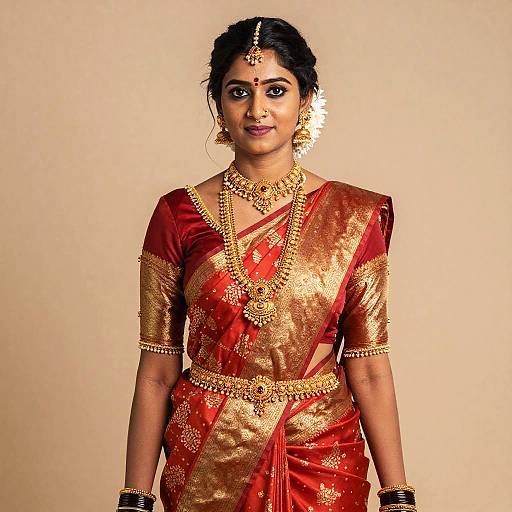 Tamil Nadu Traditional Wedding Sari