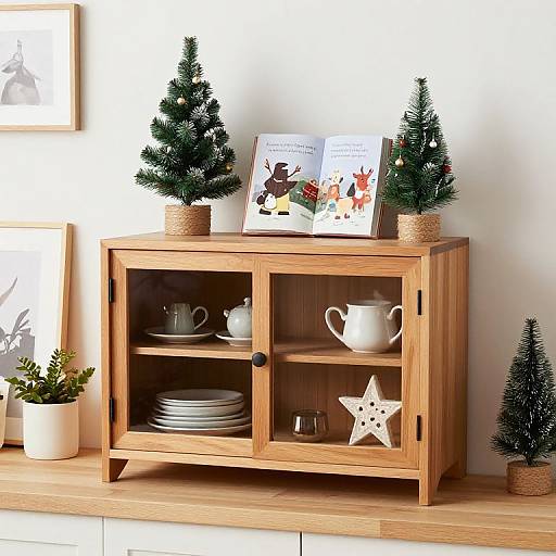 Christmas Kitchen Cabinet Decor Story