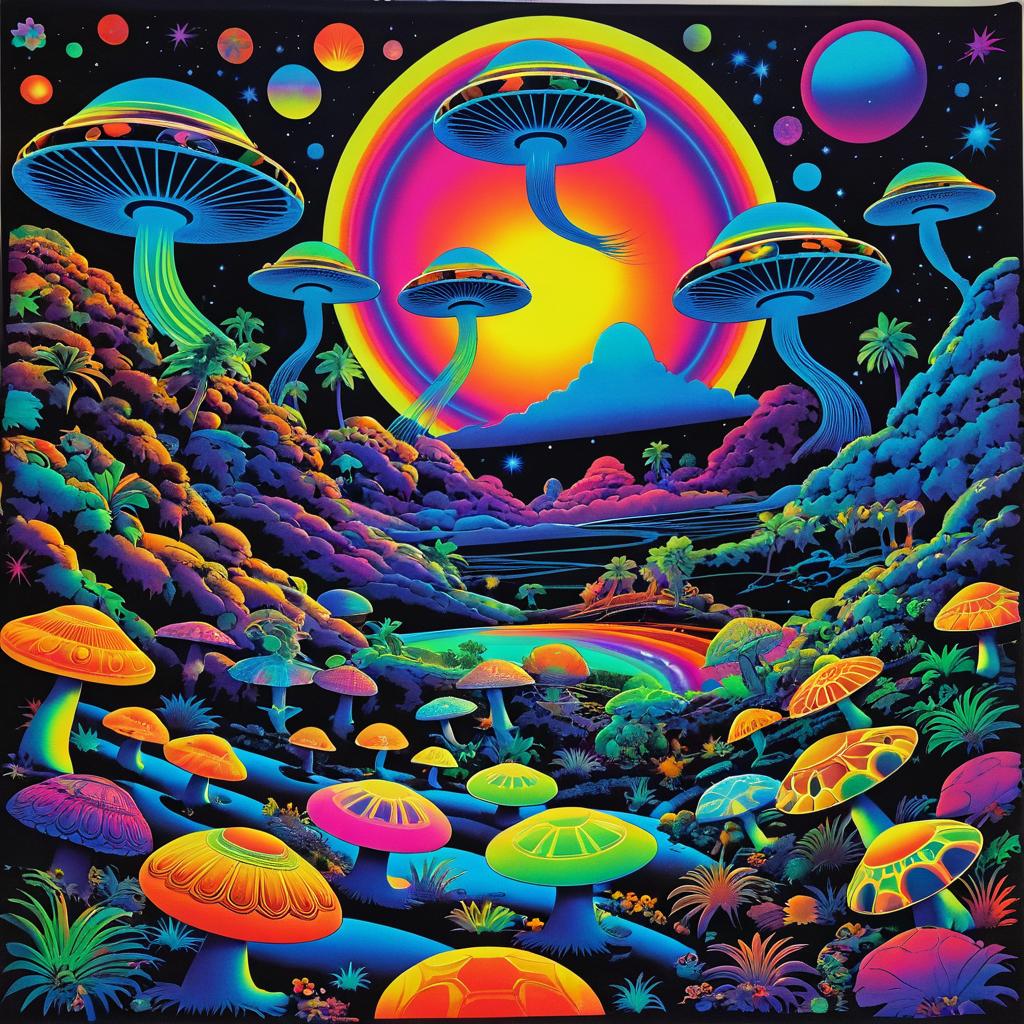 Psychedelic Turtles in a Cosmic Landscape