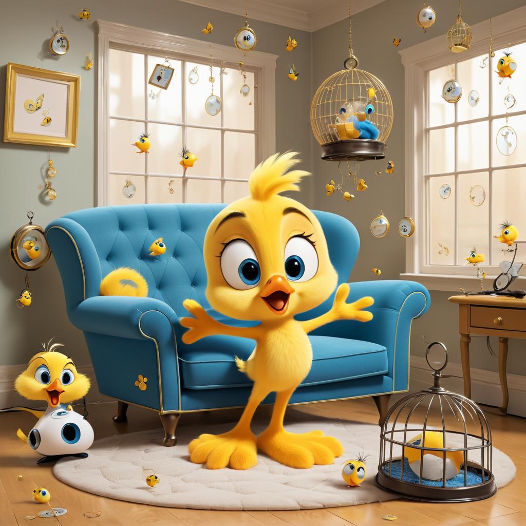 Tweety Bird's Humorous Surprised Moment