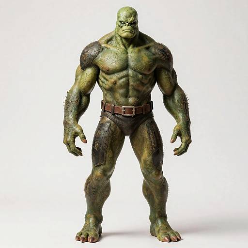 Realistic Full-Body Comic Monster