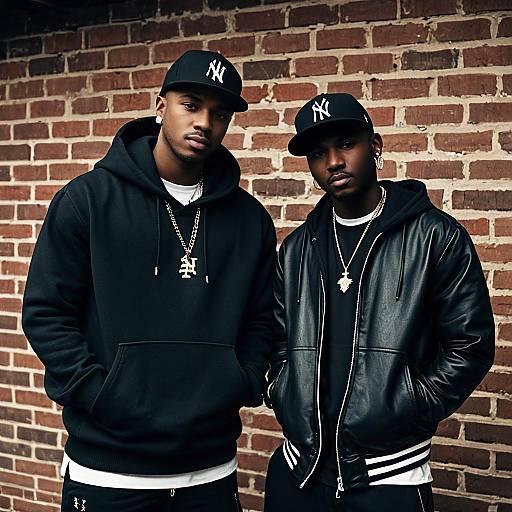 Stylish Hip Hop Boys in Urban Setting