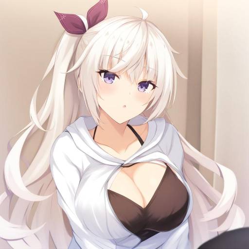 Illustration of Akizuki kanna, cafe stella to shinigami no chou in the style of Ryuu.