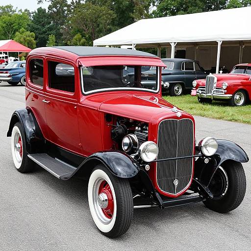 Vintage 1934 Ford Hot Rod Sedan
