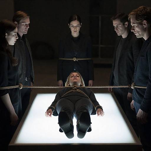 Lina Mortal — Industrial Ritual Table Scene