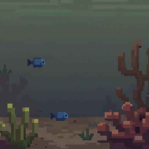 PS2 Style Underwater Coral Reef