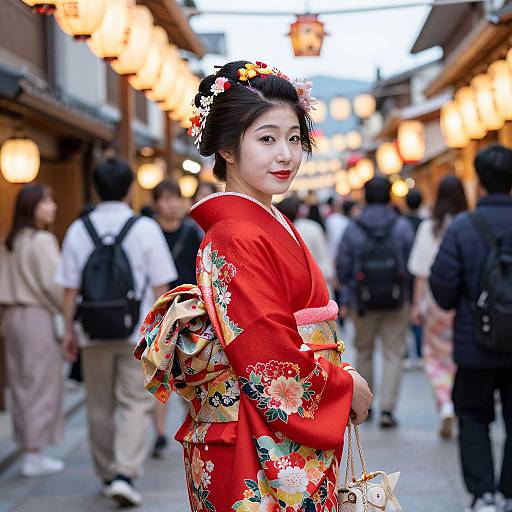 Vibrant Gion Matsuri Festival Scene